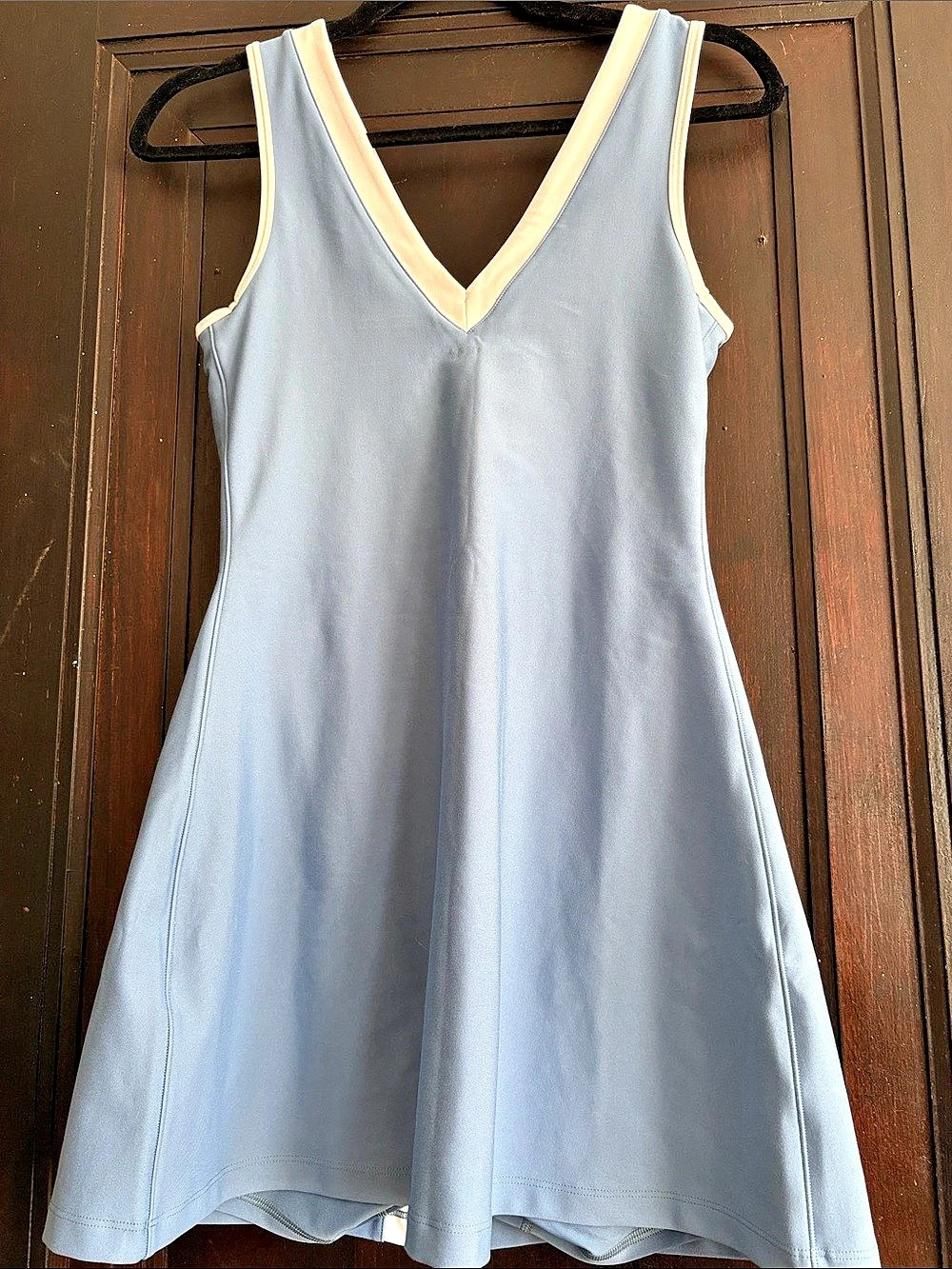 Abercrombie YPB SculptLUX Mini Athletic Dress Blue Small Like New